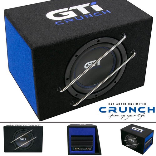 Crunch gti800a aktiv subwoofer - crunch, aktiv-subwoofer