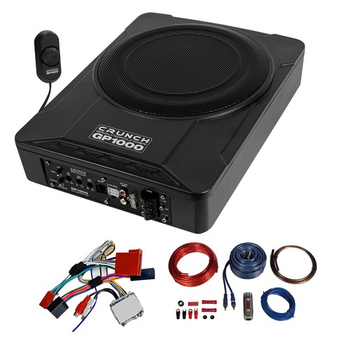 Crunch unterbau subwoofer set - subwoofer,